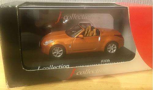 Nissan Fairlady Z Z33 [Nissan 350Z] Cabrio 2009 orange 1/43 J-Collctn NEW+boxed #4859 instant wheels