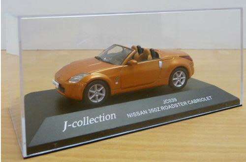 Nissan Fairlady Z Z33 [Nissan 350Z] Cabrio 2009 orange 1/43 J-Collctn NEW+boxed #4859 instant wheels