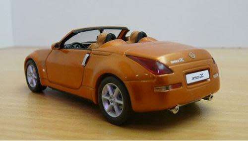 Nissan Fairlady Z Z33 [Nissan 350Z] Cabrio 2009 orange 1/43 J-Collctn NEW+boxed #4859 instant wheels