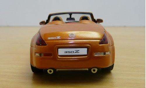 Nissan Fairlady Z Z33 [Nissan 350Z] Cabrio 2009 orange 1/43 J-Collctn NEW+boxed #4859 instant wheels