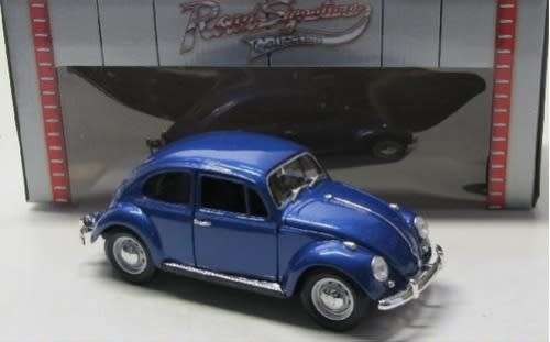 VW Beetle 1200 1967, blue-met, NEW+boxed, FREE DELIVERY ex SA stock #8979 instant wheels