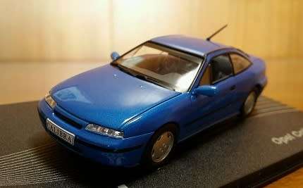 Opel Calibra V6 1993 blue 1/43 IXO NEW+boxed  #4763 instant wheels