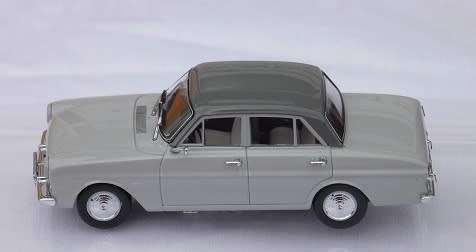 Ford Taunus 12M (P4) 1962 2-tone-grey 1/43 Minichamps NEW+Boxed #4764 instant wheels