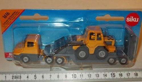 Scania Lowbed w. Frontendloader 1/87 Siku  NEWinBlister  #9306 instant wheels