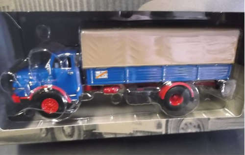 MAN 13-168 H, 1975 lt.blue  tarped 1/43 IXO NEW+boxed  #4942 instant wheels