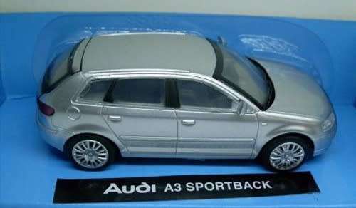 Audi A3 Sportback 2012 silver 1/43 NewRay NEW+boxed  #4729 instant wheels
