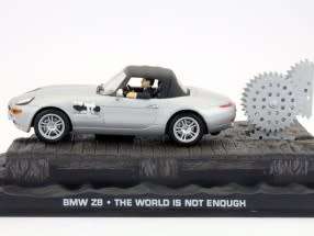 BMW Z8 silver JBond 007 1/43 DeAgostini/IXO NEW  #4797 instant wheels