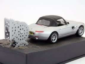 BMW Z8 silver JBond 007 1/43 DeAgostini/IXO NEW  #4797 instant wheels