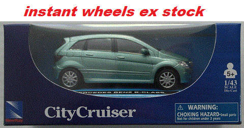 Mercedes-Benz B-Class 2006 green-met 1/43 NewRay NEW+boxed  #4740 instant wheels