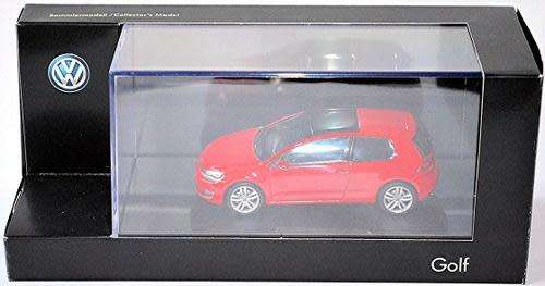 Volkswagen Golf 7 3-door 2012 red 1/43 Herpa NEW+boxed  #4977 instant wheels