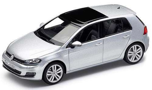 Volkswagen Golf 7 3-door 2012 silver 1/43 Herpa NEW+boxed  #4978 instant wheels