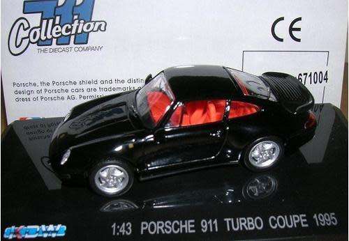Porsche 911 turbo coupe 1995 1/43 IXO NEW+boxed  #4646 instant wheels