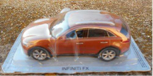Infinity FX 2009 bronze-copper 1/43 IXO NEWinBlister  #4563 instant wheels