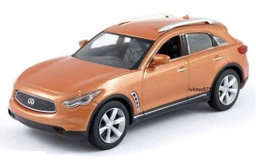 Infinity FX 2009 bronze-copper 1/43 IXO NEWinBlister  #4563 instant wheels