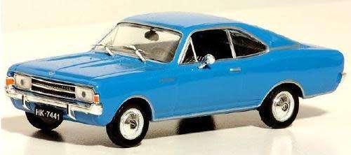 Opel Rekord Coupe 1971 blue 1/43 IXO NEWinBlister  #4996 instant wheels