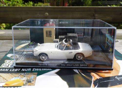 Toyota 2000GT Convertible 1967 JBond 007 1/43 IXO NEW  #4667 instant wheels