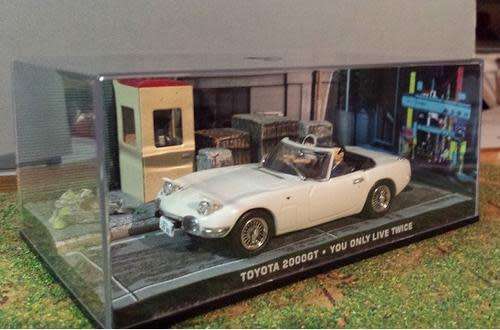 Toyota 2000GT Convertible 1967 JBond 007 1/43 IXO NEW  #4667 instant wheels