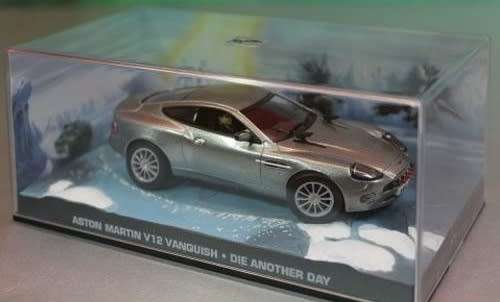 Aston Martin V12 Vanquish JBond-007 1/43 IXO NEW+boxed  #4703 instant wheels