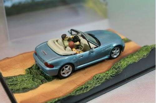 BMW Z3 James Bond Goldeneye 1/43 IXO NEW+boxed  #4707 instant wheels