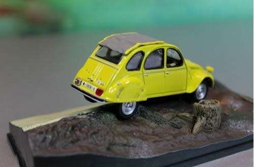 Citroen 2CV  JBond 007-Your eyes only- 1/43 IXO NEW+boxed  #4701 instant wheels