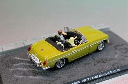 MGB JBond 007 Golden Gun 1/43 IXO NEW+boxed  #4705 instant wheels