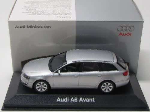 Audi A6 Avant 2004 silver 1/43 Minichamps NEW+boxed  #4955 instant wheels