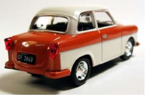 Trabant P50 1959 red+white 1/43 IXO NEWinBlister   #4561 instant wheels