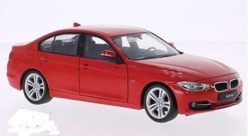 BMW 335i 2012 red 1/43 Welly NEW+boxed  #4600 instant wheels