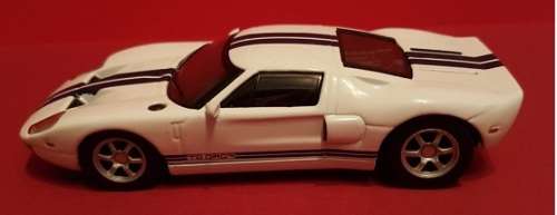 Ford GT40 2005 white/blue stripes 1/43 IXO NEWinBlister  #4601 instant wheels