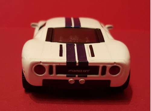Ford GT40 2005 white/blue stripes 1/43 IXO NEWinBlister  #4601 instant wheels