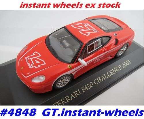 Ferrari F430 Challenge 2005 1/43 IXO NEW+boxed  #4848 instant wheels