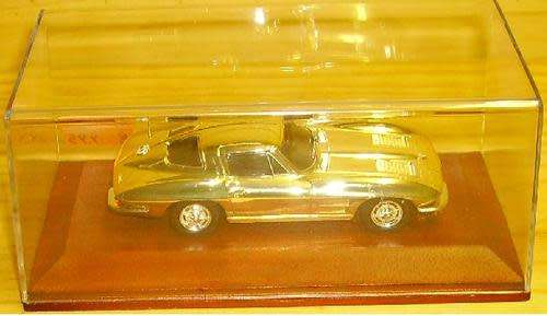 Chevrolet Corvette Stingray 1963 1/43 IXO Chrome Collection NEW+boxed  #4970 instant wheels