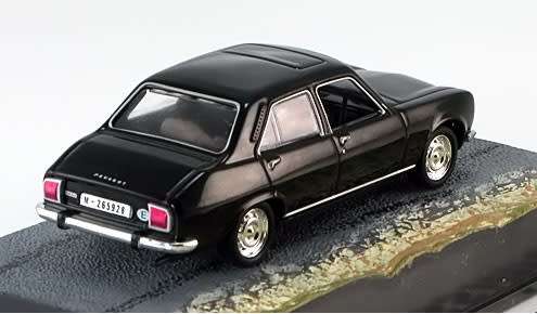 Peugeot 504 IXO JBond black 1/43 IXO NEW+boxed   #4971 instant wheels