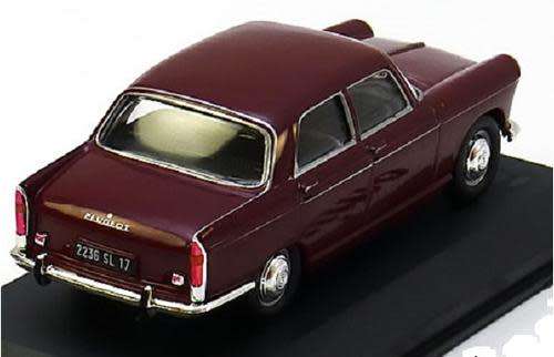 Peugeot 404 1965 red 1/43 IXO NEW+boxed #4976 instant wheels