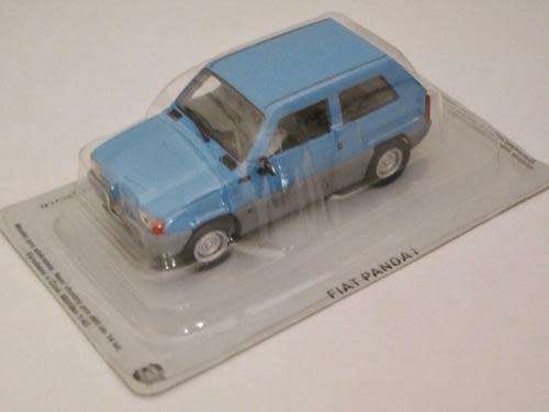 Fiat Panda 1985 lt.blue+grey 1/43 IXO NEWinBlister  #4995 instant wheels