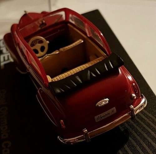 Opel Olympia Cabriolet Limousine 1951 red 1/43 IXO NEW+boxed  #4618 instant wheels