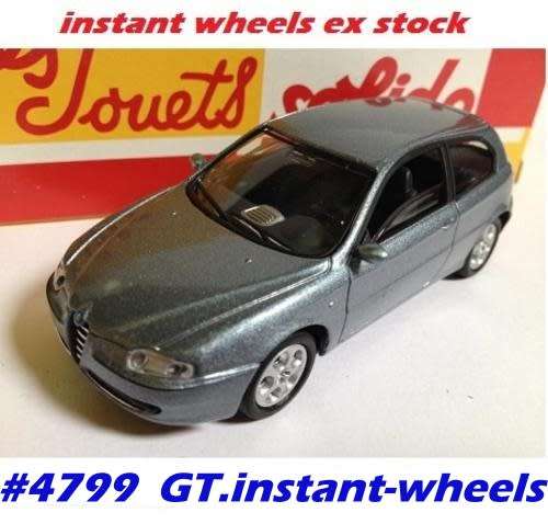 ALFA ROMEO 147 2010 silver 1/43 Solido NEW+boxed FREE delivery #4799 instant wheels