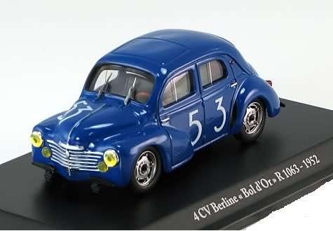 Renault 4CV Berline 1953 4-4 rallye 1/43 IXO NEW+boxed  #4811 instant wheels
