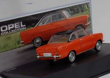 Opel Kadett A Coupe 1962 red 1/43 IXO NEW+boxed  #4723 instant wheels