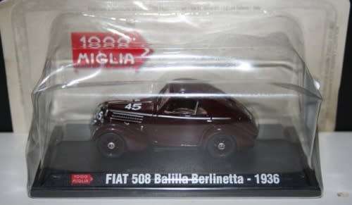 Fiat 508 Balilla Berlinetta 1936 #45 M.Miglia 1/43 IXO NEW   #4889 instant wheels