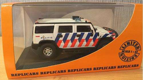 Hummer H2 (NL-Politie) 2009 1/43 Norev NEW+boxed  #4837 instant wheels