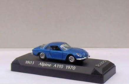 Renault Alpine A110 1970 blue-met 1/43 Solido NEW+boxed   #4570 instant wheels