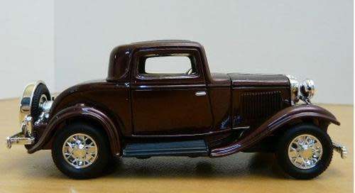 Ford 3-Window Coupe 1932 maroon-met 1/43 NEW+boxed  #4829 instant wheels