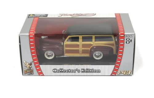 Ford Woody 1948 wood+black 1/43 Road Signature NEW+boxed  #4830 instant wheels