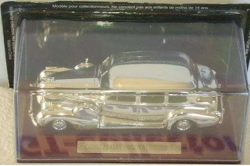 Cadillac Fleetwood v8 1937 1/43 IXO de LUXE highChrome NEW+boxed   #4554 instant wheels