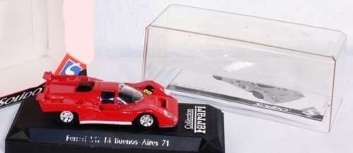Ferrari 512 M Buenos-Aires 1971 red 1/43 Solido NEW+orig. showcased #4418 instant wheels