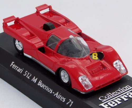 Ferrari 512 M Buenos-Aires 1971 red 1/43 Solido NEW+orig. showcased #4418 instant wheels
