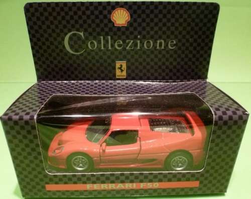 Ferrari F50 1995 Shell Collezione red 1/43 Maisto NEW+boxed #4406 instant wheels