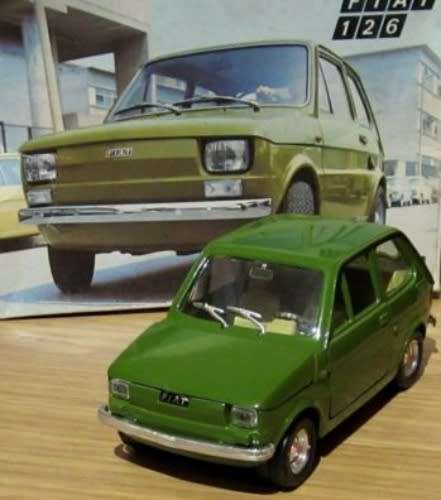 Fiat 126 1972 green 1/43 Starline NEW+boxed   #4390 instant wheels