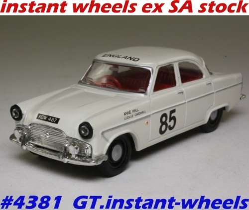 Ford Zephyr Mk.II 1961 #85 white Dinky NEW+boxed FREE shipping ex SA stock #4381 instant wheels